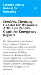 Mobile Screenshot of habitatcorning.org